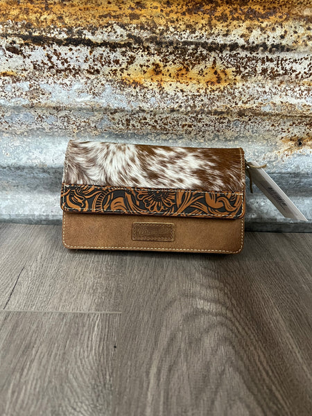 Wrangler Cowhide Wallet/Crossbody