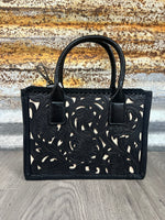 TR Mini Floral Tooled Tote