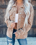 Corduroy Studded Jacket