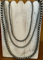 Multi Navajo Bead Necklace