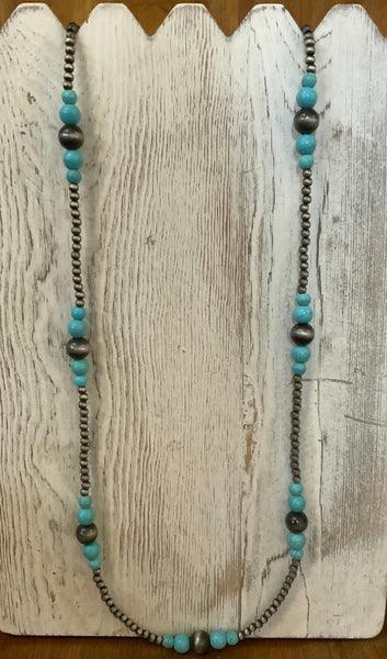 Alternating Navajo Bead Necklace