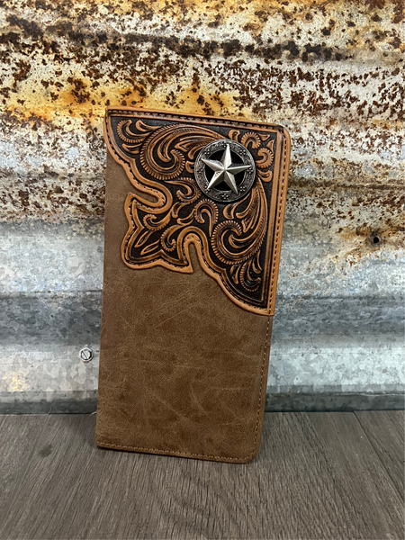 MW Lone Star Concho Men's Bifold Wallet