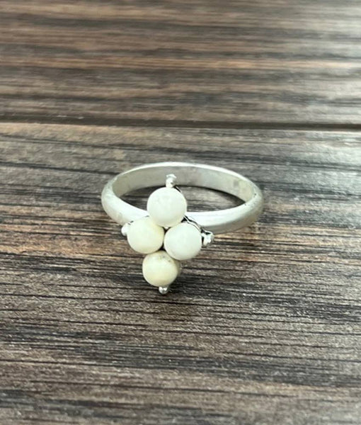 4 Bead Adjustable Ring