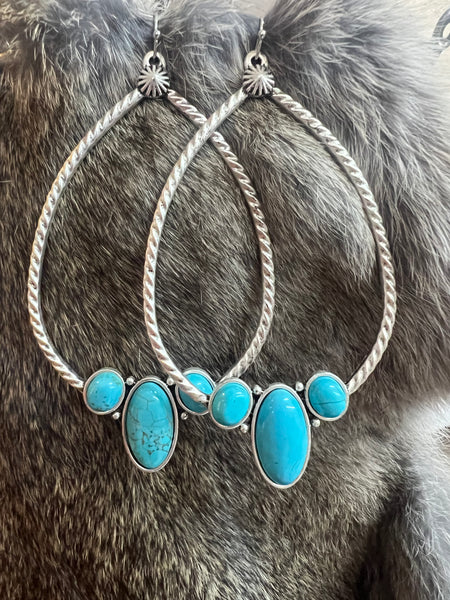 Bohemian Turquoise Earrings