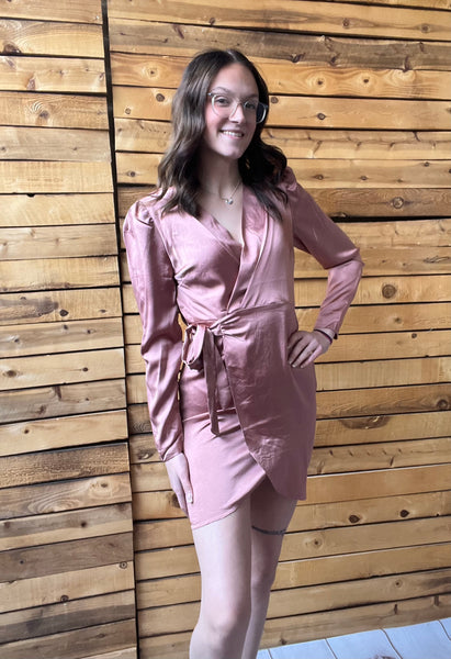 Satin Mini Dress