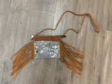 Montana West Fringe Stadium Clear Crossbody Bag