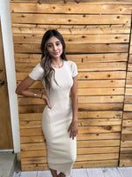 Ribbed Midi Dress