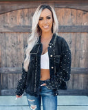 Corduroy Studded Jacket