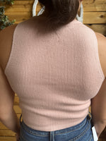 Fitted Soft Ribbed Crop